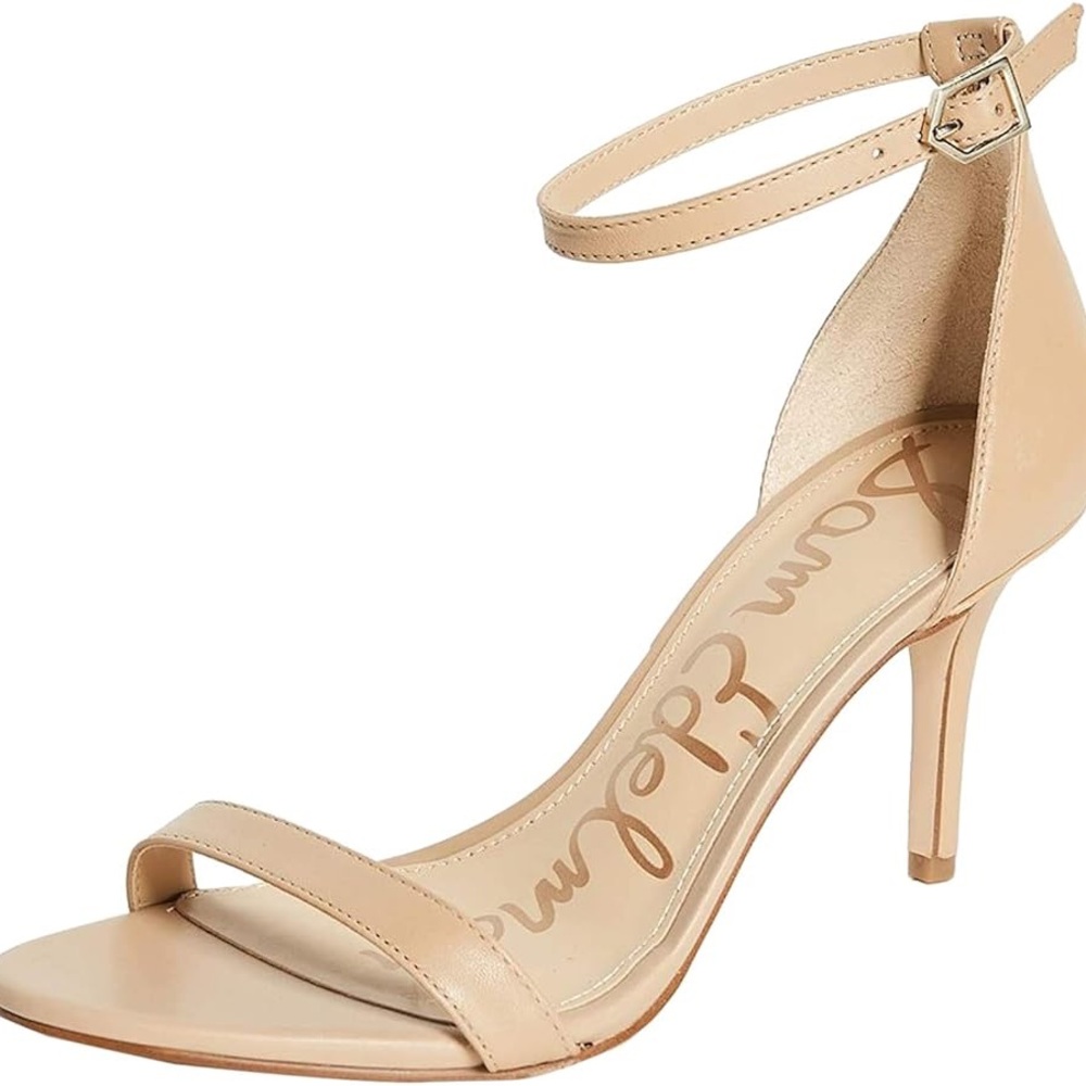 Sam Edelman Patti Ankle Leather Strap Heels
